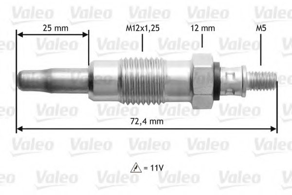 VALEO 345119 Glow Plug